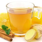 Té con jengibre, miel y limón