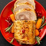 Pavo Relleno de Arándanos y Nueces