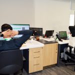 ¡Por tu salud, haz ejercicios en la oficina!