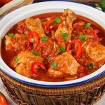 Un sabroso picante de pollo