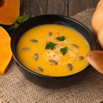 Sopa de calabaza y jengibre