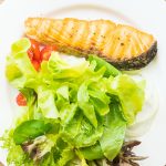 Trucha con ensalada de quinua
